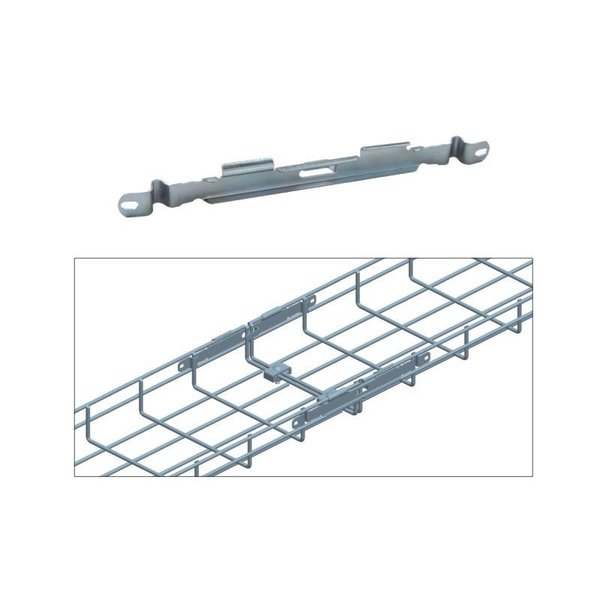 Quest Manufacturing Cable Tray Fast Fix Splicer, Zinc (Requires CT0008-03) CT0007-03